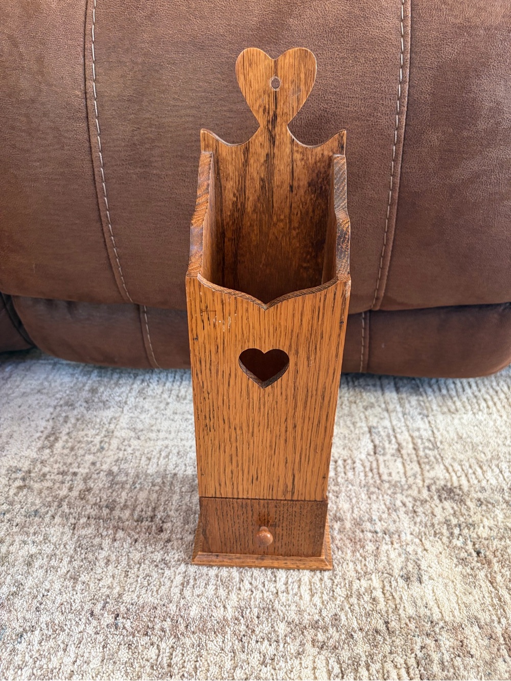Vintage Wooden Heart Wall mount